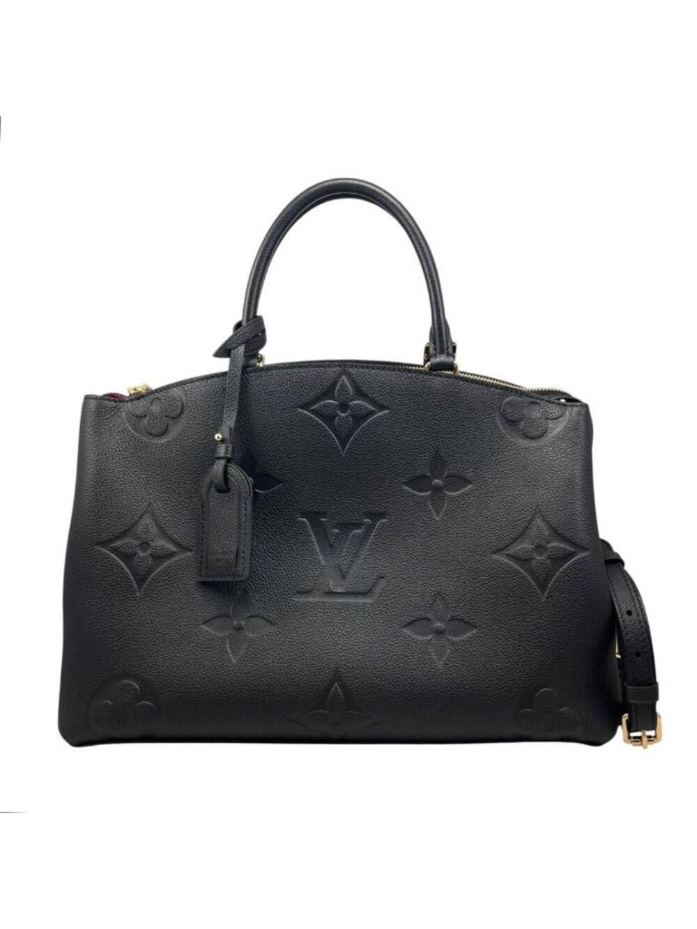 Louis Vuitton Tote Shoulder Bag Grand Palais MM Monogram Empreinte Noir Black